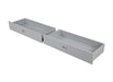 Emilee Twin/Full Bunk Bed White, Grey, Espresso, & Black - Casa Morelos / Coahuila Furniture (Oklahoma City, OK)