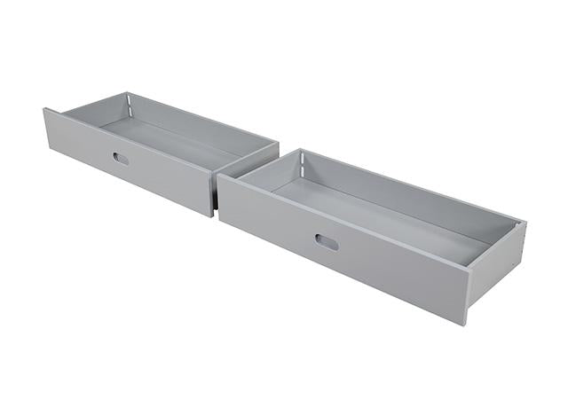 Emilee Twin/Full Bunk Bed White, Grey, Espresso, & Black - Casa Morelos / Coahuila Furniture (Oklahoma City, OK)
