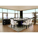 Evangeline Black/Beige Dining Table - Casa Morelos / Coahuila Furniture (Oklahoma City, OK)