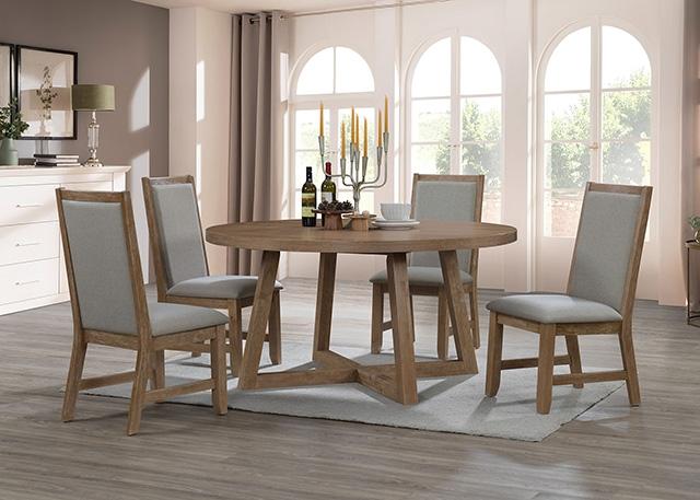 Everett 5 Pc. Round Table Dining Set - Casa Morelos / Coahuila Furniture (Oklahoma City, OK)