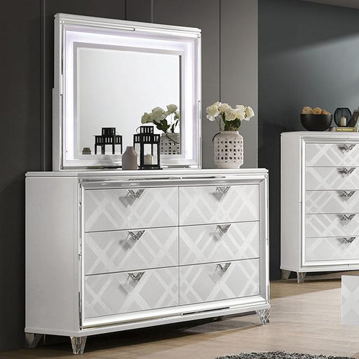 EMMELINE Dresser, White - Casa Morelos / Coahuila Furniture (Oklahoma City, OK)