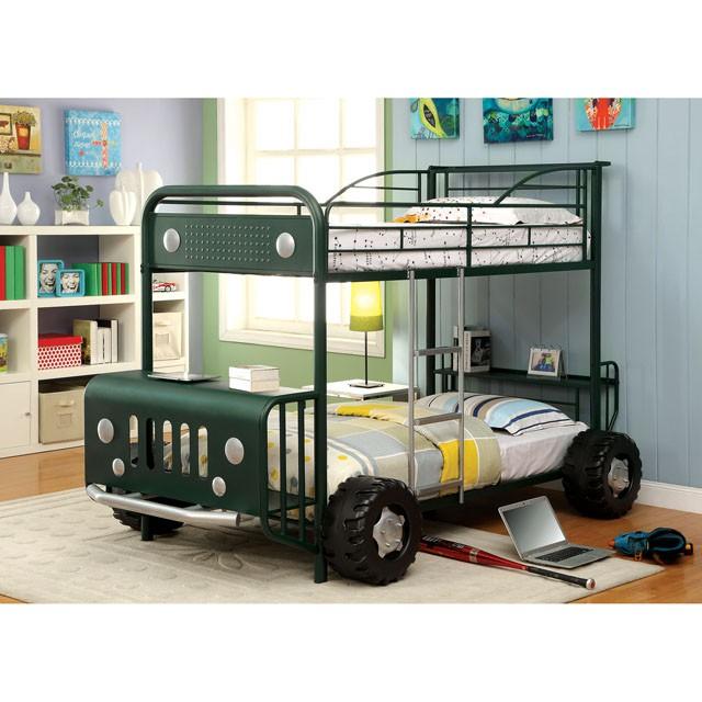 Explorer Twin/Twin Bunk Bed - Casa Morelos / Coahuila Furniture (Oklahoma City, OK)