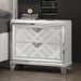 EMMELINE Night Stand w/ USB, White - Casa Morelos / Coahuila Furniture (Oklahoma City, OK)
