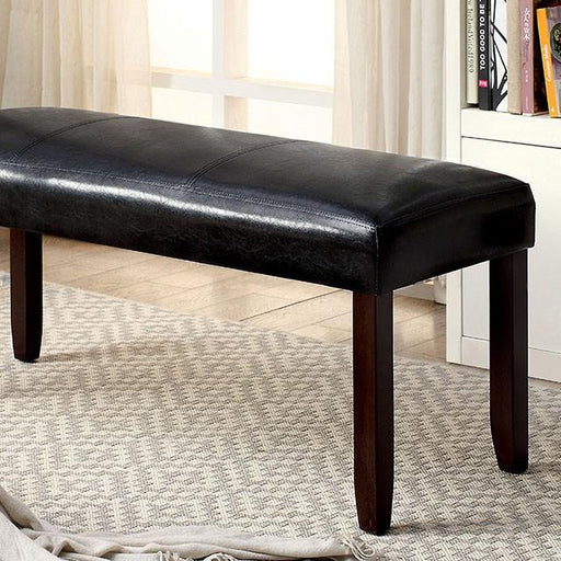 EMMONS I Dark Cherry/Espresso Bench - Casa Morelos / Coahuila Furniture (Oklahoma City, OK)