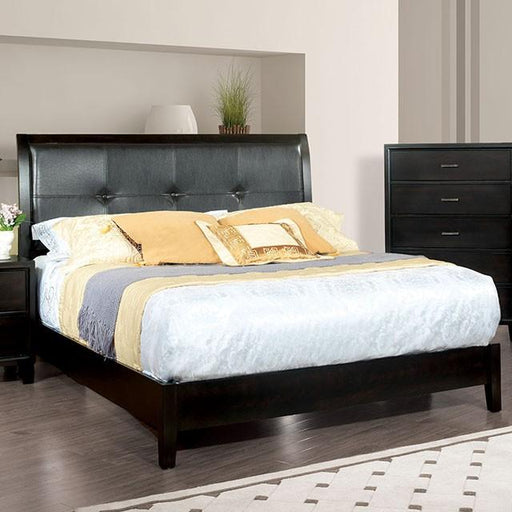 Enrico Full Queen Bed Brown, Black, & Cherry - Casa Morelos / Coahuila Furniture (Oklahoma City, OK)