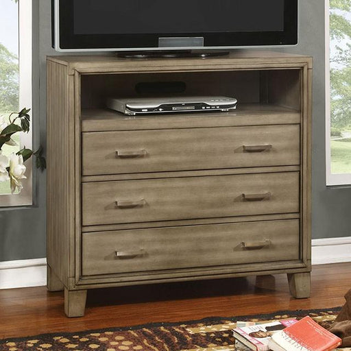 ENRICO I Gray Media Chest - Casa Morelos / Coahuila Furniture (Oklahoma City, OK)