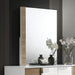 ERLANGEN Mirror, White/Natural - Casa Morelos / Coahuila Furniture (Oklahoma City, OK)