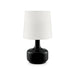 Farah Black 17"H Matte Black Table Lamp - Casa Morelos / Coahuila Furniture (Oklahoma City, OK)