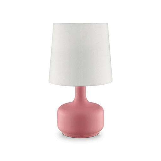 Farah Pink 17"H Matte Pink Table Lamp - Casa Morelos / Coahuila Furniture (Oklahoma City, OK)