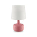 Farah Pink 17"H Matte Pink Table Lamp - Casa Morelos / Coahuila Furniture (Oklahoma City, OK)