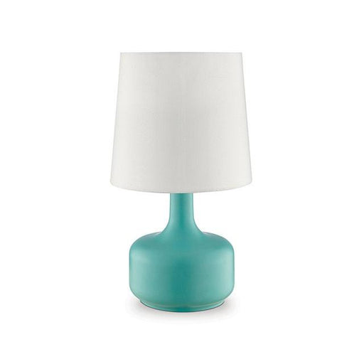 Farah Teal 17"H Matte Teal Table Lamp - Casa Morelos / Coahuila Furniture (Oklahoma City, OK)