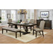 Faulk Dining Table Set with Bench - Casa Morelos / Coahuila Furniture (Oklahoma City, OK)