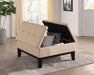 FAZIO Storage Ottoman, Beige - Casa Morelos / Coahuila Furniture (Oklahoma City, OK)