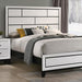 Errico Bed Grey & White - Casa Morelos / Coahuila Furniture (Oklahoma City, OK)