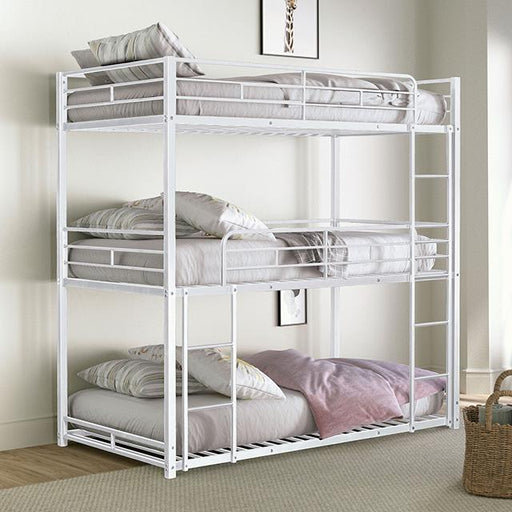 Felgu Triple Twin Metal Bunkbed - Casa Morelos / Coahuila Furniture (Oklahoma City, OK)