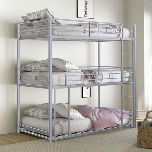 Felgu Triple Twin Metal Bunkbed - Casa Morelos / Coahuila Furniture (Oklahoma City, OK)