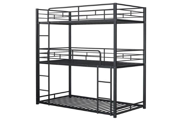 Felgu Triple Twin Metal Bunkbed - Casa Morelos / Coahuila Furniture (Oklahoma City, OK)