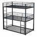 Felgu Triple Twin Metal Bunkbed - Casa Morelos / Coahuila Furniture (Oklahoma City, OK)