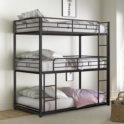 Felgu Triple Twin Metal Bunkbed - Casa Morelos / Coahuila Furniture (Oklahoma City, OK)