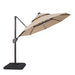 Fera 10 Ft Round Umbrella w/ LED Bulb + 37" Large Base - Casa Morelos / Coahuila Furniture (Oklahoma City, OK)