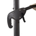 Fera 10 Ft Round Umbrella w/ LED Bulb + 37" Large Base - Casa Morelos / Coahuila Furniture (Oklahoma City, OK)