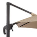 Fera 10 Ft Round Umbrella w/ LED Bulb + 37" Large Base - Casa Morelos / Coahuila Furniture (Oklahoma City, OK)
