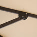 Fida 8 Ft Square Umbrella w/ Double Top + 37" Large Base - Casa Morelos / Coahuila Furniture (Oklahoma City, OK)