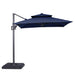 Fida 8 Ft Square Umbrella w/ Double Top + 37" Large Base - Casa Morelos / Coahuila Furniture (Oklahoma City, OK)