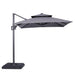 Fida 8 Ft Square Umbrella w/ Double Top + 37" Large Base - Casa Morelos / Coahuila Furniture (Oklahoma City, OK)