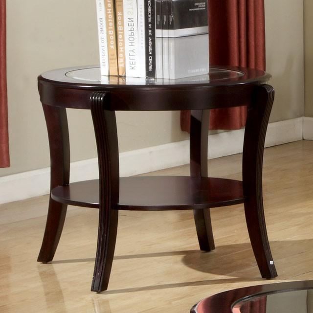 FINLEY Espresso End Table - Casa Morelos / Coahuila Furniture (Oklahoma City, OK)