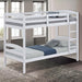 Finsbury Twin Twin Bunk Bed Espresso, Grey & White - Casa Morelos / Coahuila Furniture (Oklahoma City, OK)