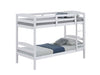 Finsbury Twin Twin Bunk Bed Espresso, Grey & White - Casa Morelos / Coahuila Furniture (Oklahoma City, OK)