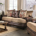 Fletcher Brown/Tan Love Seat - Casa Morelos / Coahuila Furniture (Oklahoma City, OK)