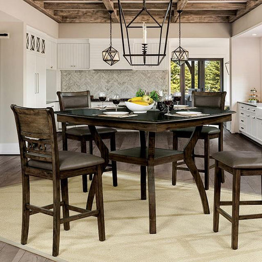 Flick Rustic Oak Counter Ht. Table - Casa Morelos / Coahuila Furniture (Oklahoma City, OK)