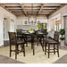 Flick Rustic Oak Counter Ht. Table - Casa Morelos / Coahuila Furniture (Oklahoma City, OK)