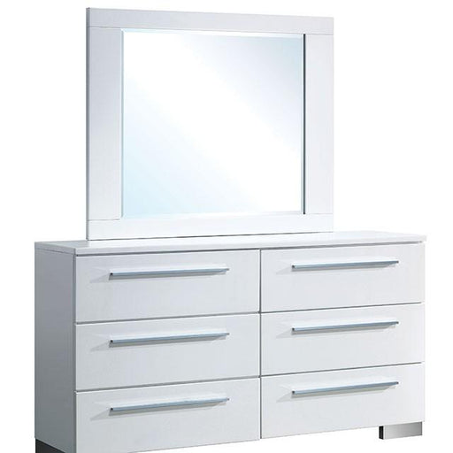 CLEMENTINE Glossy White Dresser - Casa Morelos / Coahuila Furniture (Oklahoma City, OK)