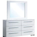 CLEMENTINE Glossy White Dresser - Casa Morelos / Coahuila Furniture (Oklahoma City, OK)