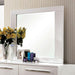 CLEMENTINE Glossy White Mirror - Casa Morelos / Coahuila Furniture (Oklahoma City, OK)