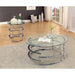 Clonmel End Table, Chrome - Casa Morelos / Coahuila Furniture (Oklahoma City, OK)