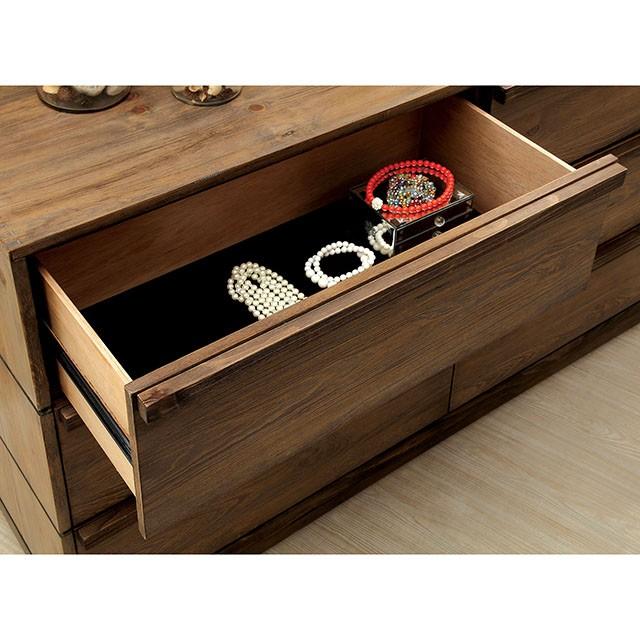 COIMBRA Rustic Natural Tone Dresser - Casa Morelos / Coahuila Furniture (Oklahoma City, OK)
