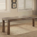 Colettte 58" Small Bench - Casa Morelos / Coahuila Furniture (Oklahoma City, OK)