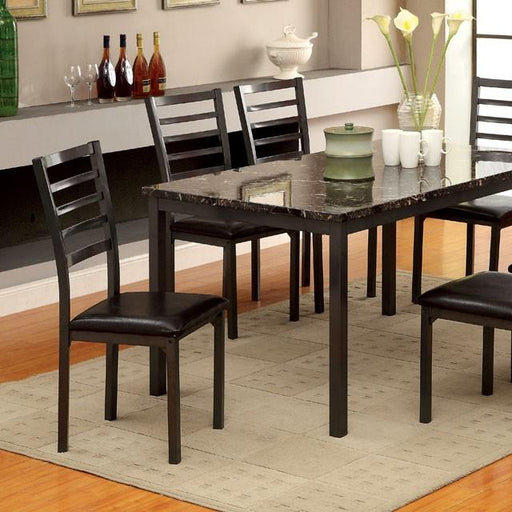 COLMAN Black 60" Dining Table - Casa Morelos / Coahuila Furniture (Oklahoma City, OK)