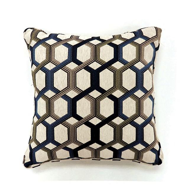 Comney Blue 18" X 18" Pillow, Blue (2/CTN) - Casa Morelos / Coahuila Furniture (Oklahoma City, OK)