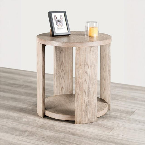 Conisbrough Round End Table - Casa Morelos / Coahuila Furniture (Oklahoma City, OK)