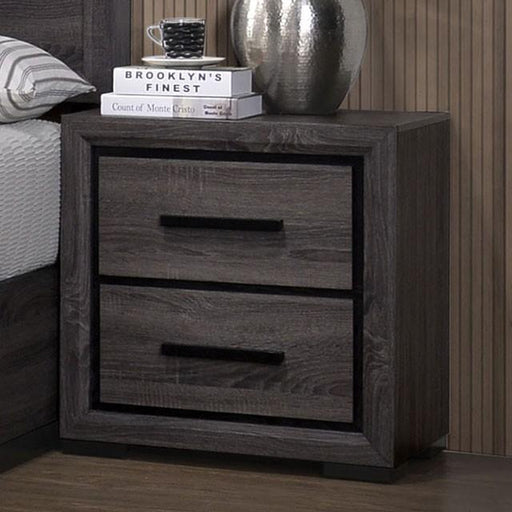 Conwy Gray Night Stand - Casa Morelos / Coahuila Furniture (Oklahoma City, OK)