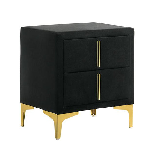 FLORIZEL Night Stand, Black - Casa Morelos / Coahuila Furniture (Oklahoma City, OK)