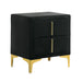 FLORIZEL Night Stand, Black - Casa Morelos / Coahuila Furniture (Oklahoma City, OK)