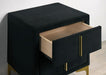 FLORIZEL Night Stand, Black - Casa Morelos / Coahuila Furniture (Oklahoma City, OK)