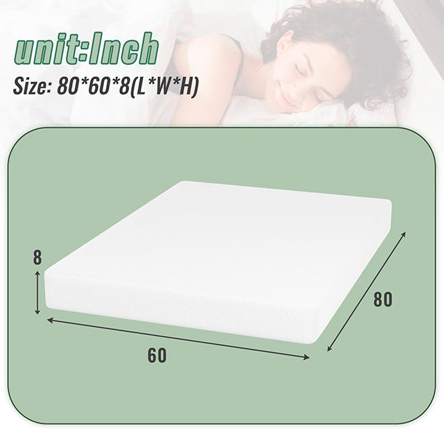 Coreopsis 8" Queen Memory Foam Wave Comfort - Casa Morelos / Coahuila Furniture (Oklahoma City, OK)