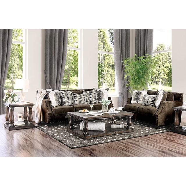 Cornelia Light Brown Love Seat - Casa Morelos / Coahuila Furniture (Oklahoma City, OK)